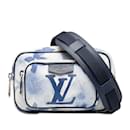 Sac ceinture bleu Louis Vuitton Monogram Aquarelle Outdoor Pouch