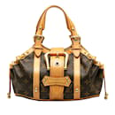 Brown Louis Vuitton Monogram Theda GM Handbag