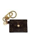 Breloque de sac et porte-clés monogramme Kirigami marron Louis Vuitton