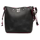 Black Louis Vuitton Lockme Bucket Bag