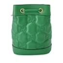Green Gucci GG Matelasse Bucket Bag