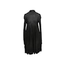 Vintage negro Alexander McQueen vestido de lana ligero tamaño US L - Alexander Mcqueen