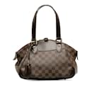 Brown Louis Vuitton Damier Ebene Verona PM Handbag