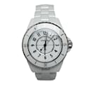 White Chanel J12 watch