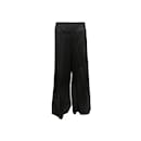 Autunno nero Chanel/Inverno 2006 Pantaloni in lana taglia FR 48