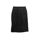 Vintage Black Chanel Boutique Cruise 1998 Wool Skirt Size FR 46 - Autre Marque