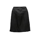 Vintage Black Chanel Boutique Spring/Summer 1996 Wool Skirt Size FR 46 - Autre Marque