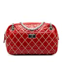 Red Chanel Medium Quilted Reissue Camera Bag