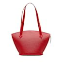 Red Louis Vuitton Epi Saint Jacques PM Long Strap Shoulder Bag