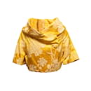 Vintage Yellow Branell Jacquard Bolero Size US M/l - Autre Marque