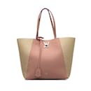 Pink Louis Vuitton Perforated Lockme Cabas Tote Bag