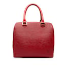 Red Louis Vuitton Epi Pont Neuf Handbag