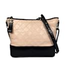 Beige Chanel Large Aged calf leather Gabrielle Crossbody