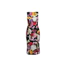 Robe moulante à imprimé floral Dolce & Gabbana noire et multicolore taille IT 44