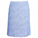 Boss Knee-Length Skirt in Blue Viscose - Hugo Boss