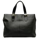 Burberry Black Leather Tote