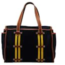 Hermes Blue Cabas Camail Tote Bag - Hermès
