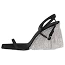 Black crystal-embellished sandal heels - size EU 38 - Autre Marque