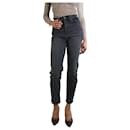 Grey slim-leg jeans - size UK 6 - Anine Bing