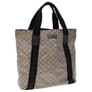 GUCCI GG Crystal Tote Bag Silver 189669 Auth ep2970 - Gucci