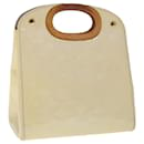 LOUIS VUITTON Monogram Vernis Maple Drive Hand Bag Perle M91378 LV Auth ep3024 - Louis Vuitton