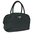 PRADA Hand Bag Nylon Green Auth 65012 - Prada
