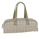 CHANEL New Travel Line Tote Bag Nylon Beige CC Auth ep3039 - Chanel