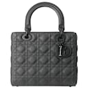 Matte Black 2022 Medium Lady Dior bag - Christian Dior