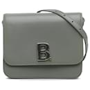 Balenciaga Gray Small B Crossbody Bag