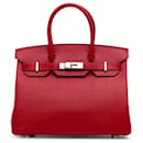 Birkin Hermès rojo Epsom 30