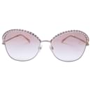 NEW CHANEL PEARL SUNGLASSES 4246-H IN PINK METAL SUNGLASSES BOX - Chanel