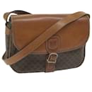 CELINE Macadam Canvas Shoulder Bag PVC Brown Auth ep3111 - Céline