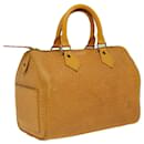 Louis Vuitton Epi Speedy 25 Hand Bag Tassili Yellow M43019 LV Auth 64958