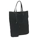 FENDI Zucchino Canvas Tote Bag Black Auth bs11778 - Fendi