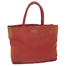 PRADA Hand Bag Nylon Red Auth 63900 - Prada