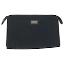 Christian Dior Trotter Canvas Clutch Bag Navy Auth ep3078