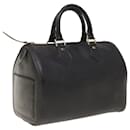 Louis Vuitton Epi Speedy 25 Hand Bag Black M43012 LV Auth 64969