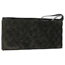 GUCCI Clutch Bag Velor Brown Auth bs11668 - Gucci