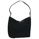 GUCCI Shoulder Bag Nylon Black Auth 65086 - Gucci