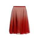 Red Valentino Ombre Tulle A-line Skirt