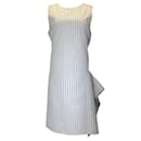 Sofie D'Hoore Blue / White Striped Sleeveless Midi Dress - Sofie d'Hoore