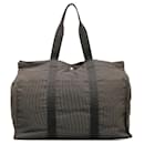 Gray Hermes cabas GM Travel Bag - Hermès