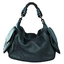 Black grained leather handbag - Bottega Veneta