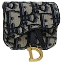 Christian Dior Trotter Canvas Saddle Type Airpods Pro Case Marine Auth 41137