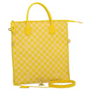 LOUIS VUITTON Damier Color Mobile 2way Shoulder Bag Yellow N41305 LV Auth 27711A - Louis Vuitton