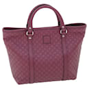 Bolso de mano GUCCI Micro GG de lona Rosa 297557 Auth yk8174 - Gucci