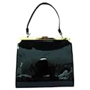 Elegant Black Patent Leather Handbag - Mansur Gavriel