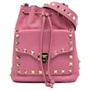 Valentino Pink Rockstud Bucket Bag