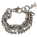 DOLCE & GABBANA silver steel lined chain bracelet - Dolce & Gabbana
