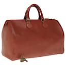Louis Vuitton Epi Speedy 35 Hand Bag Kenya Brown M42993 LV Auth 65686